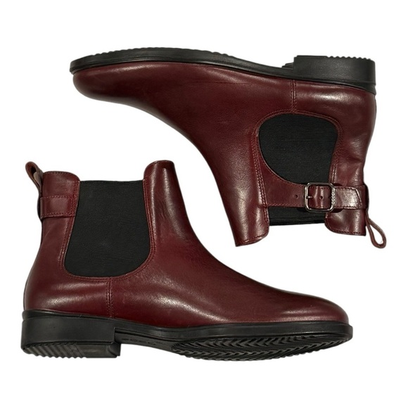 ECCO Women’s Leather Chelsea Ankle Boots Size 9-9.5 - Picture 8 of 11